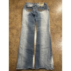 Y2K Vintage Apple Bottom Low Rise Bootcut Jeans Size 7/8  32x32